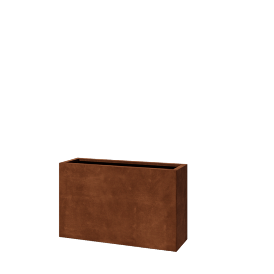 Cortenstaal plantenbak - Rechthoek - 100 x 30 x 60 cm - Zonder bodemplaat