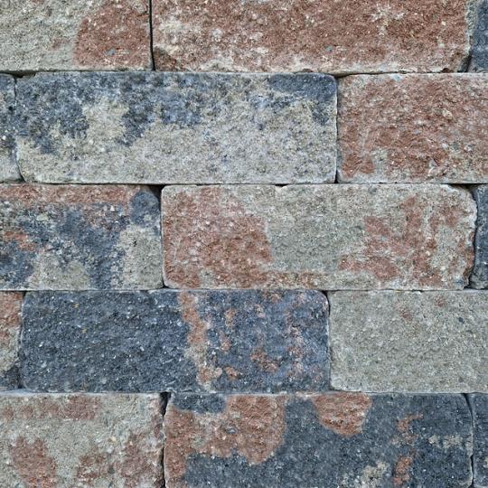 Splitrock trommel stapelblokken 32 x 13 x 11 cm 2.0 tricolore