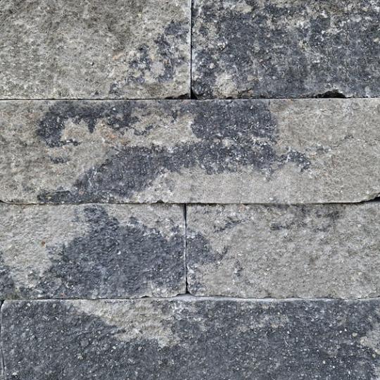 Splitrock XL trommel stapelblokken 15 x 15 x 60 cm 2.0 grijs/zwart
