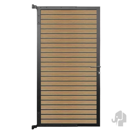 Elephant tuindeur Dark Line aluminium rhombus 40x900x1740mm co-ex natural eiken/antra incl.beslag