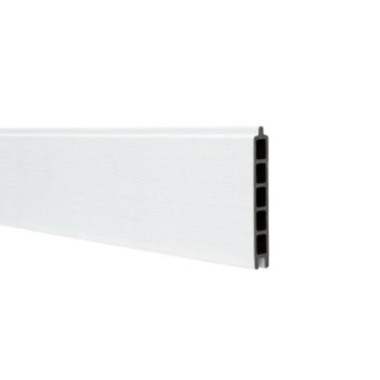 WPC Premium fence board White 2,1x16 cm (wb 15 cm) L-178 cm FSC®100%