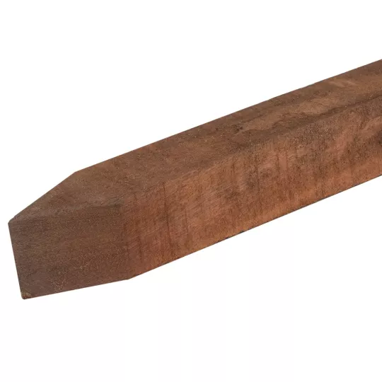 Azobe 050/050 Premium Quality, hit en mis geschaafd 5x5x150 cm