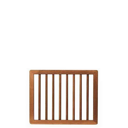 Bangkirai spijlen poort in kader 60 x 100 cm