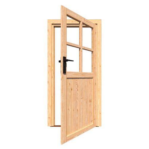 Enkele glasdeur rechtsdraaiend extra breed 201,8 x 111,5 cm