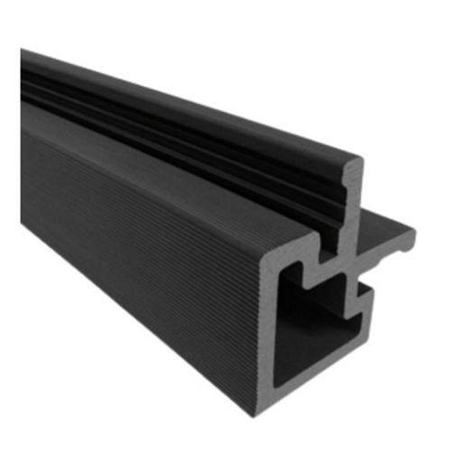 Hoekprofiel cladding, Charcoal 2,6 x 5,0 x 390 cm