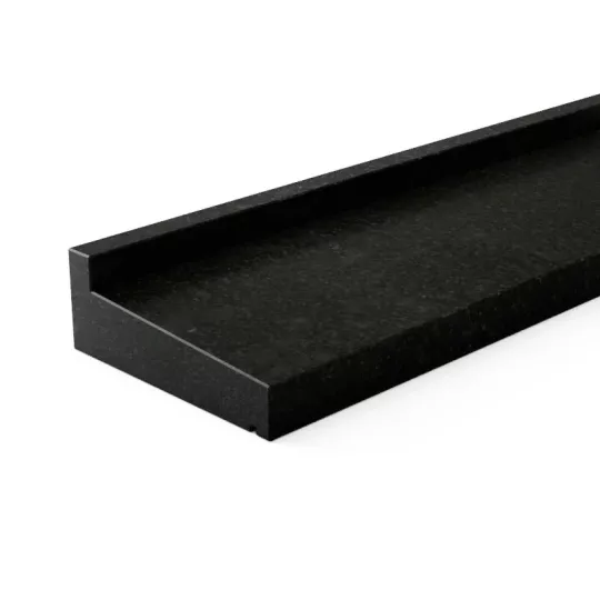 Lekdorpel RAL 9005 tbv deur en raam 200 cm