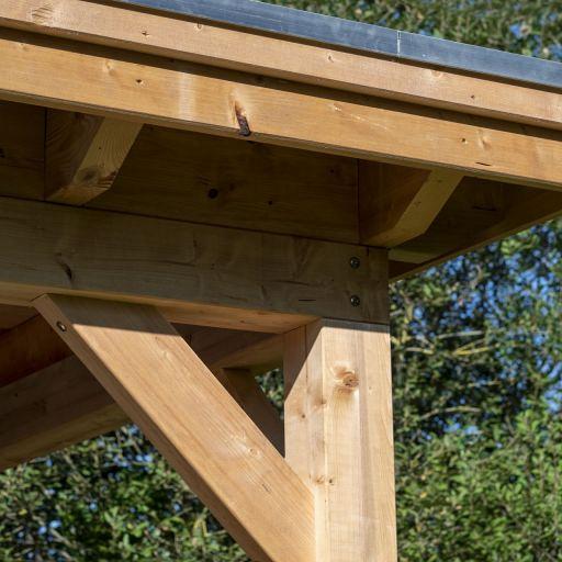 Aluminium daktrim buitenhoek – 4,5 x 4,5 x 50 cm