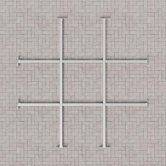 Aluminium onderconstructie SD10/FD10/PD10