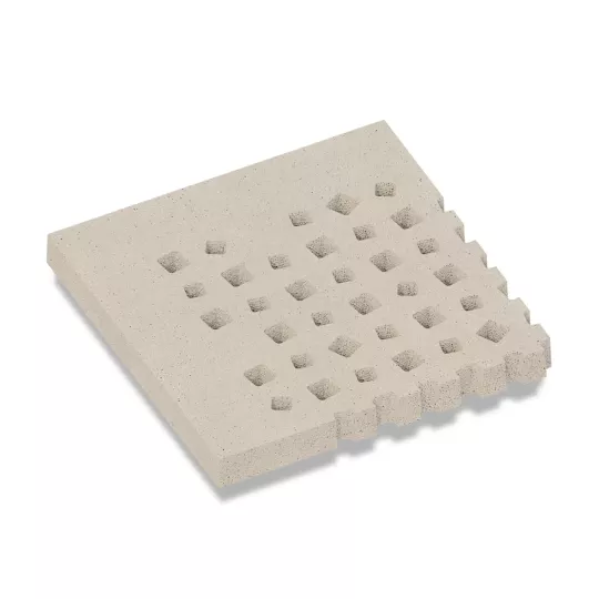 ArtiStone Weave tegel  buitenhoek 100x100x10 cm Greige