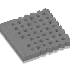 ArtiStone Weave tegel  rand 100x100x10 cm Antraciet