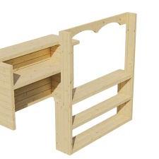 Bar | 44 mm | vuren onbehandeld