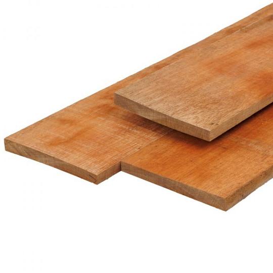 Basralocus hardhouten schothout 2,0 x 20,0 x 450 cm fijnbezaagd