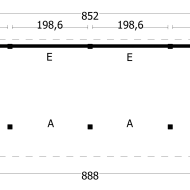 Kapschuur Bergen L Type 10 Douglas Gedroogd Potdekselplank blank