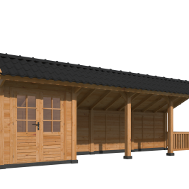 Kapschuur Bergen L Type 11 Douglas Gedroogd Potdekselplank blank