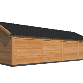 Kapschuur Bergen L Type 12 Douglas Gedroogd Potdekselplank blank