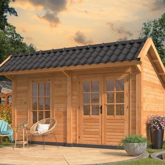 Kapschuur Bergen L Type 4 Douglas Gedroogd Potdekselplank blank