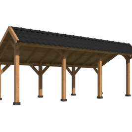 Kapschuur Bergen L Type 5 Douglas Gedroogd Potdekselplank blank