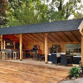 Kapschuur Bergen L Type 6 Douglas Gedroogd Potdekselplank blank