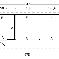 Kapschuur Bergen L Type 7 Douglas Gedroogd Potdekselplank blank