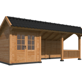 Kapschuur Bergen L Type 8 Douglas Gedroogd Potdekselplank blank