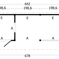 Kapschuur Bergen L Type 8 Douglas Gedroogd Potdekselplank blank