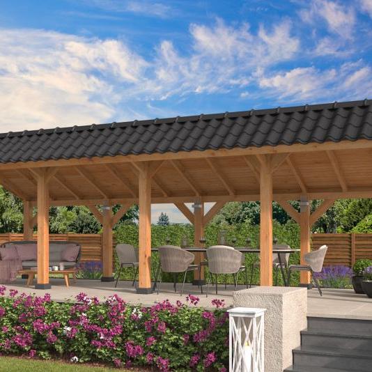 Kapschuur Bergen L Type 9 Douglas Gedroogd Potdekselplank blank