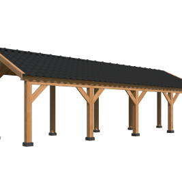 Kapschuur Bergen L Type 9 Douglas Gedroogd Potdekselplank blank