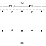 Kapschuur Bergen L Type 9 Douglas Gedroogd Potdekselplank blank