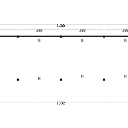 Kapschuur Bergen XL, Type 10 Douglas Gedroogd Potdekselplank blank