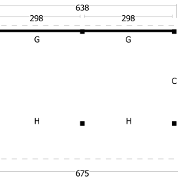 Kapschuur Bergen XL, Type 2 Douglas Gedroogd Potdekselplank zwart