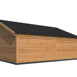 Kapschuur Bergen XL, Type 4 Douglas Gedroogd Potdekselplank blank