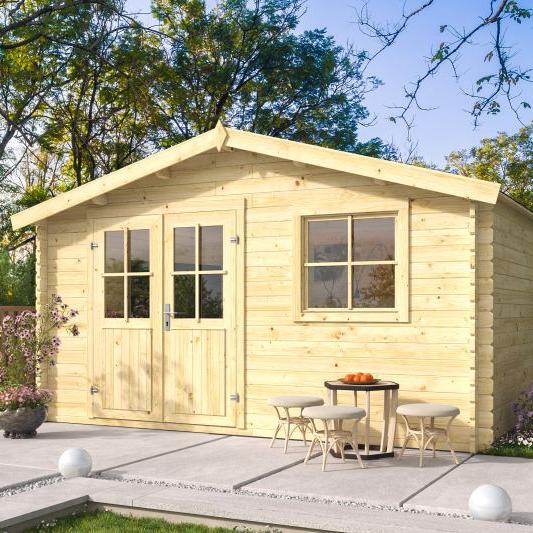 Blokhut Ferrol | 34 mm | onbehandeld