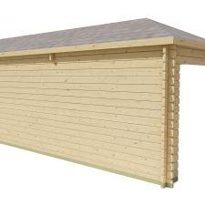 Blokhut - Tuinhuis Gretel | 44 mm | vuren Red Class Wood geïmpregneerd