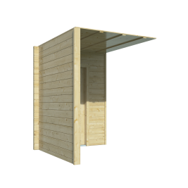 Blokhut - Tuinhuis Toilet/Shower Kit XXXL | 70 mm | onbehandeld