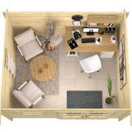 Blokhutprieel - Tuinhuis Marit | 44 mm | vuren Red Class Wood geïmpregneerd