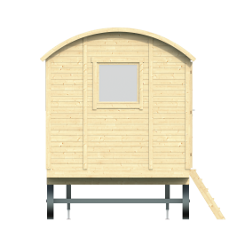 Circuswagen Patricia | 19mm | vuren onbehandeld | 480 x 240 cm | excl. onderstel