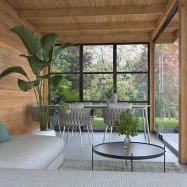 Complete set steellook glaswand zwart 232 x 224 cm