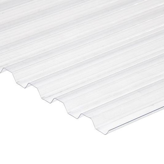 Dakplaat doorzichtig/helder D0,8 mm x L260 x B109 cm
