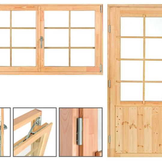 Deluxe Raam & Deur model Maynooth geel geïmpregneerd