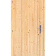 Deur enkel D5 LS vuren 90,5 x 196 cm | bruin geïmpregneerd,  links scharnierend