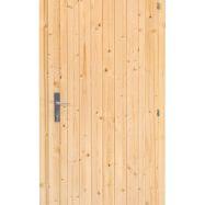 Deur enkel D5 RS vuren 90,5 x 196 cm | bruin geïmpregneerd, rechts scharnierend