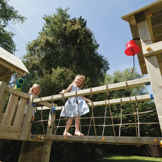 DHZ Houtpakket Blue Rabbit @Bridge 6,8 x 6,8 cm