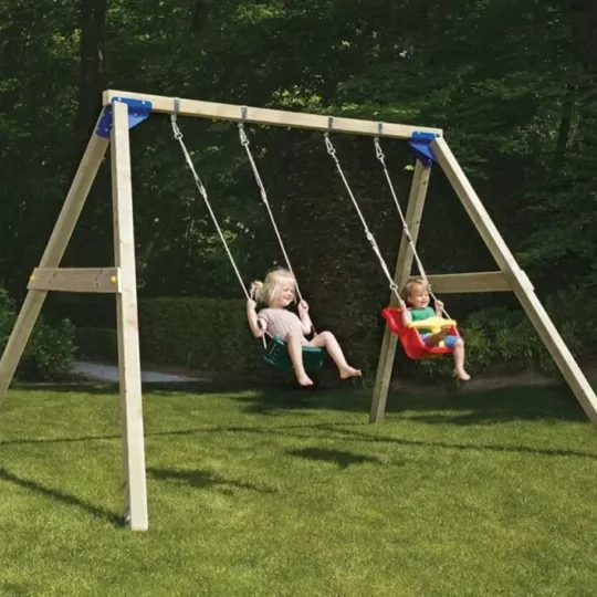 DHZ Houtpakket Blue Rabbit Freeswing 8,8 x 8,8 cm