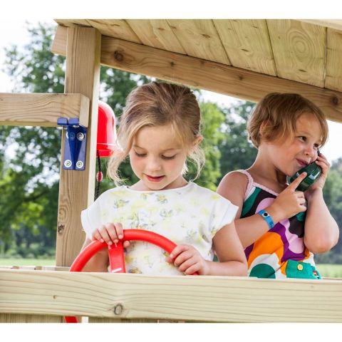 DHZ Houtpakket Blue Rabbit Pagoda 8,8 x 8,8 cm