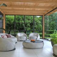 DHZ Plat dak Nijverdal Douglas 900 x 410 cm zwart geïmpregneerd