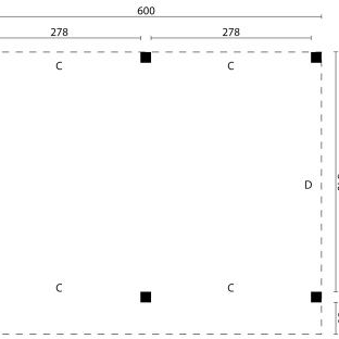DHZ Rijssen Douglas 600 x 400 cm zwart geïmpregneerd