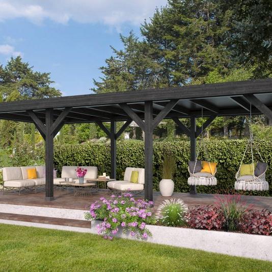 DHZ Rijssen Douglas 900 x 400 cm zwart geïmpregneerd