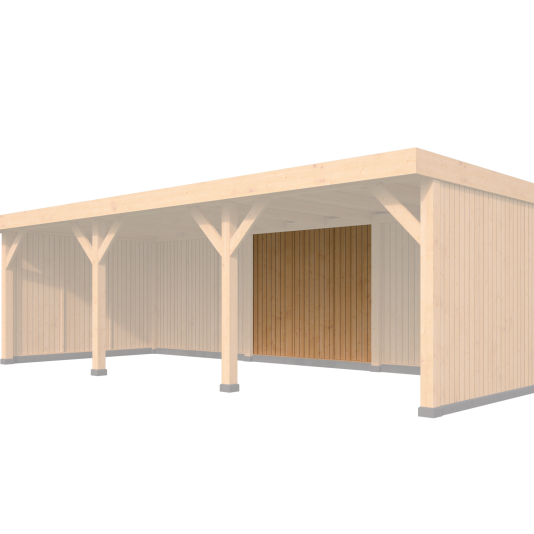 DHZ Rijssen vertikale wand module Type C 300 x 224 cm onbehandeld