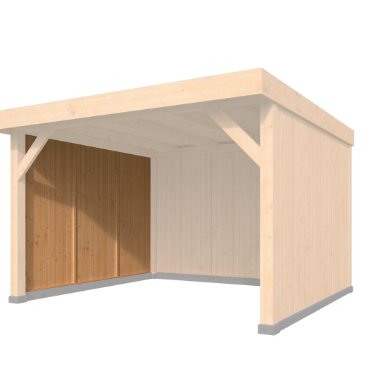 DHZ Rijssen vertikale wand module Type D 400 x 224 cm onbehandeld