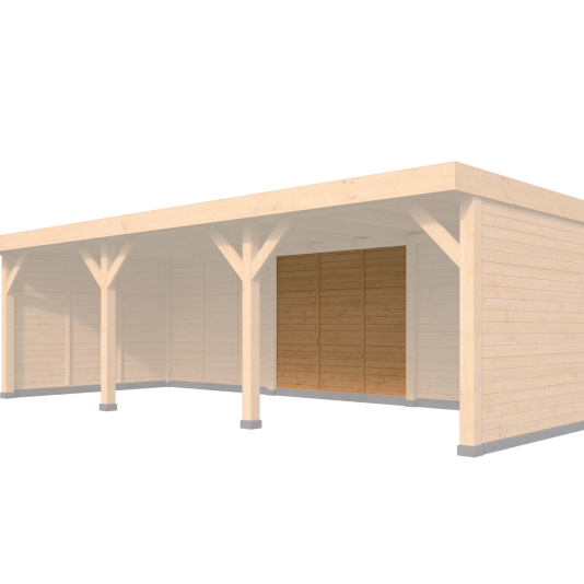 DHZ Rijssen wand module Type C 300 x 224 cm onbehandeld